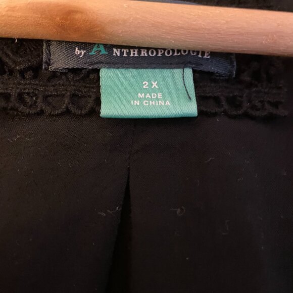 The Somerset Mini Dress: Velvet Edition in Black Plus size 2X - Picture 5 of 9